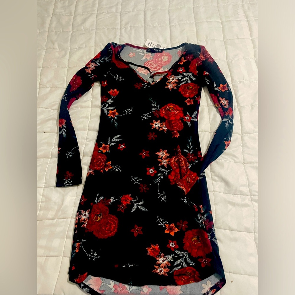 Derek heart flower dress